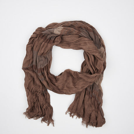 Chocolate Cotton Scarf - FTX Clothing